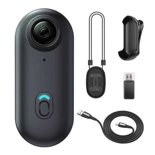 4K Waterptoor Thumb Pocket Small Action POV Camera WI-FI Live Stream Mini Body Camera Black 128GB Wearable Battery Cop Cam